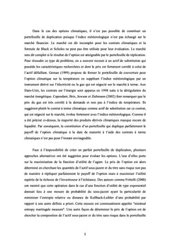 Evaluation des dérivés climatiques sur degrés-jours