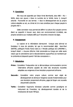 Démocratie communautaire comme alternative africaine, pacte social en RD Congo