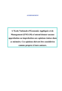 Processus d'élaboration des documents comptables à la BCEAO