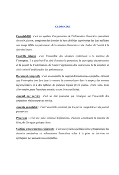 Processus d'élaboration des documents comptables à la BCEAO