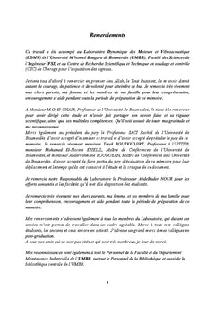 Evaluation acoustique des profondeurs des defauts dans les materiaux