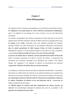 Evaluation acoustique des profondeurs des defauts dans les materiaux