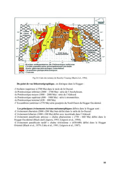 Etude geologique et mineralogique du gisement aurifere de Tirek: Hoggar