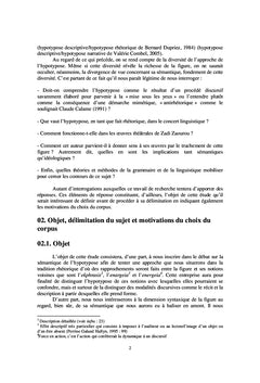 Le système de l'hypotypose dans l'œuvre de Zadi Zaourou