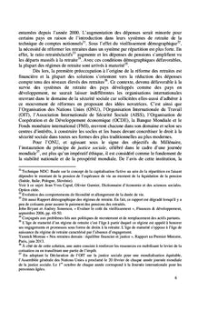 Réforme des retraites au Maroc