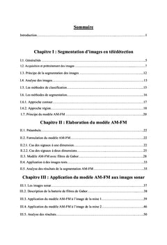 Segmentation d'images par modèles AM-FM