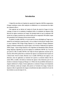 Segmentation d'images par modèles AM-FM