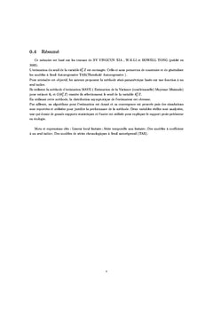 Estimation des variables à seuils par les méthodes non paramétriques
