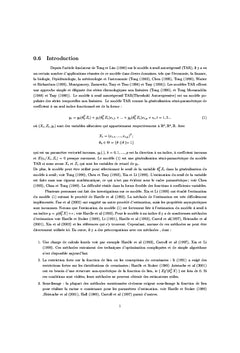 Estimation des variables à seuils par les méthodes non paramétriques
