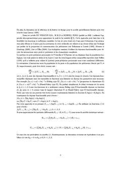 Estimation des variables à seuils par les méthodes non paramétriques