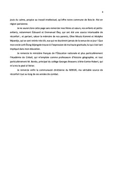 Le commerce extérieur du Cameroun de 1930 à 1980