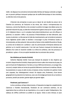 Le commerce extérieur du Cameroun de 1930 à 1980