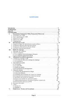 Etude SIG pour l'electrification rurale au Maroc