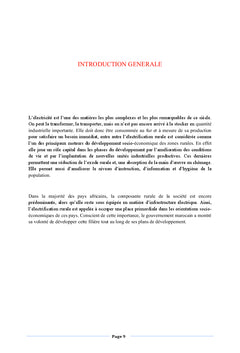 Etude SIG pour l'electrification rurale au Maroc
