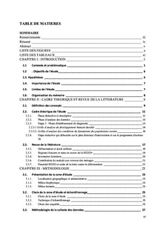 Etude de Préfaisabilité pour l'élaboration des projets REDD+ au Congo