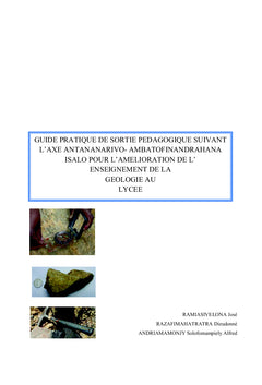 Guide de sortie pedagogique axe Antananarivo-Ambatofinadrahana-Isalo