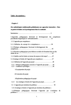 Des méthodes traditionnelles aux approches interactives