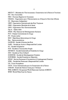 Illegalite forestiere en republique democratique du Congo