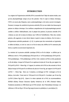 Variation paradoxale de la pression arterielle en fin de dialyse