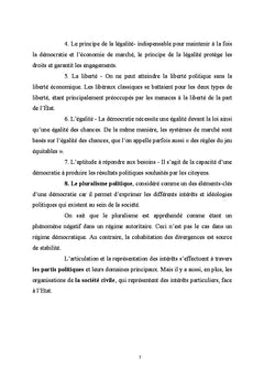 Transition politique vers la democratie et croissance economique