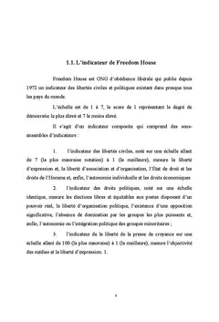 Transition politique vers la democratie et croissance economique