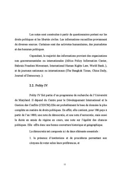 Transition politique vers la democratie et croissance economique