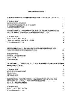 Contribution A la Synthèse des heterocycles A cinq et six chaînons