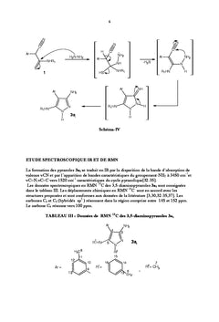 Contribution A la Synthèse des heterocycles A cinq et six chaînons