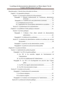 La politique de déconcentration administrative au Maroc