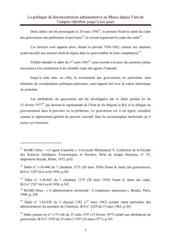 La politique de déconcentration administrative au Maroc