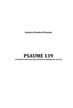 Psaume 139
