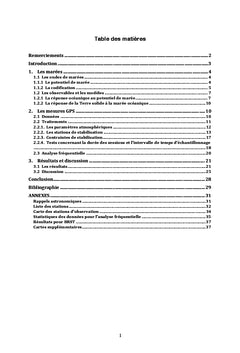 Les surcharges océaniques en Europe occidentale par mesures GPS