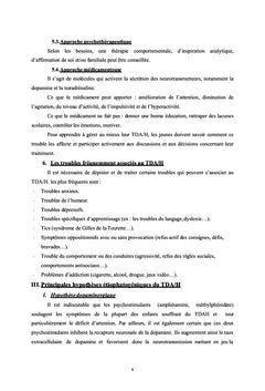 Trouble déficitaires d'attention avec ou sans hyperactivité