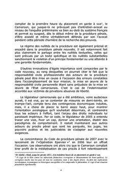 La justice pénale camerounaise et le défi du procès équitable
