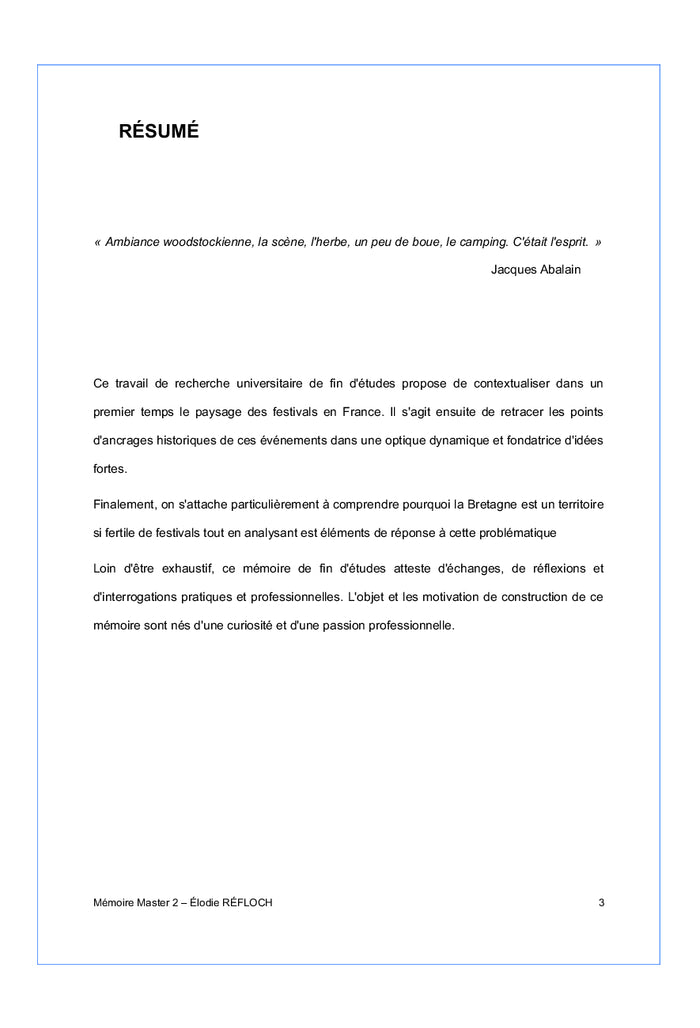 La Bretagne terre de festivals