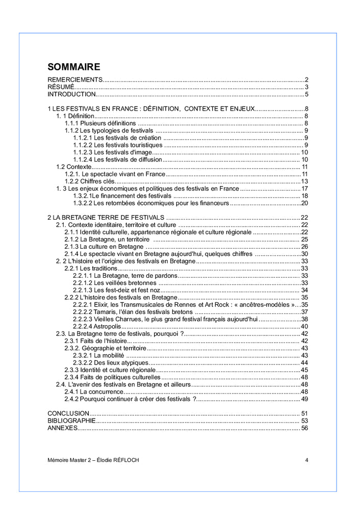 La Bretagne terre de festivals