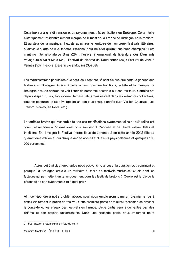 La Bretagne terre de festivals