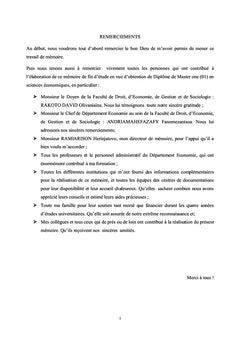 L'impact de la dette publique sur le Pib (cas Madagascar)