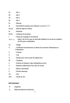 Determination des elements mineraux par eDXRF des ecrevisses