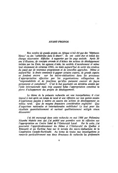 L'appropriation des projets de développement