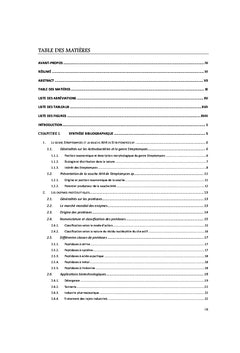 La production des proteases et d'antibiotiques