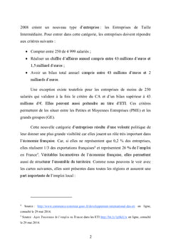 L'Intelligence economique au sein des eTI