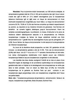 Depistage et prise en charge