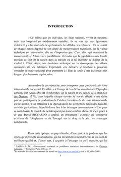 Division internationale du travail et développement