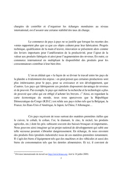 Division internationale du travail et développement