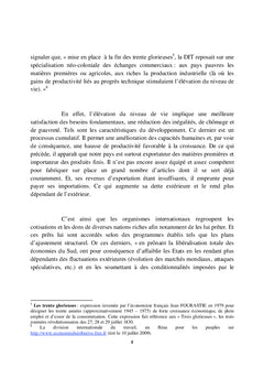 Division internationale du travail et développement