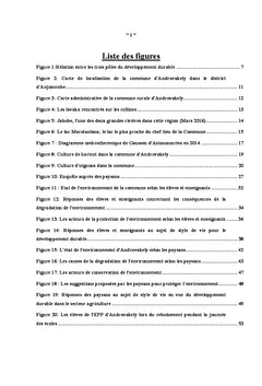 Style de vie correspondant au développement durable en milieu rural