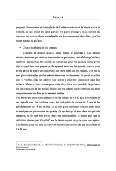 Enfants et dessins animes. entre drame et privilege