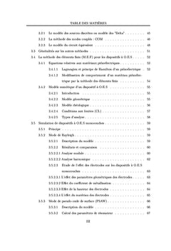 Etude numerique et experimentale de dispositifs electroacoustiques