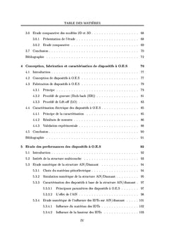 Etude numerique et experimentale de dispositifs electroacoustiques